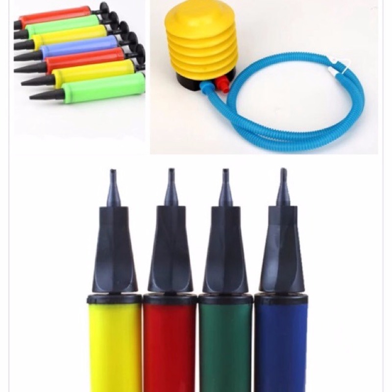 1 Dụng Cụ Bơm Bong Bóng Bằng Tay 3 Kiểu Dáng