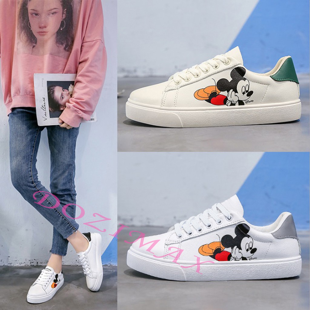 [Mã FAMINI245 giảm 10k đơn từ 20k] Giầy thể thao nữ thêu chuột Mickey cao cấp - Dozimax | BigBuy360 - bigbuy360.vn