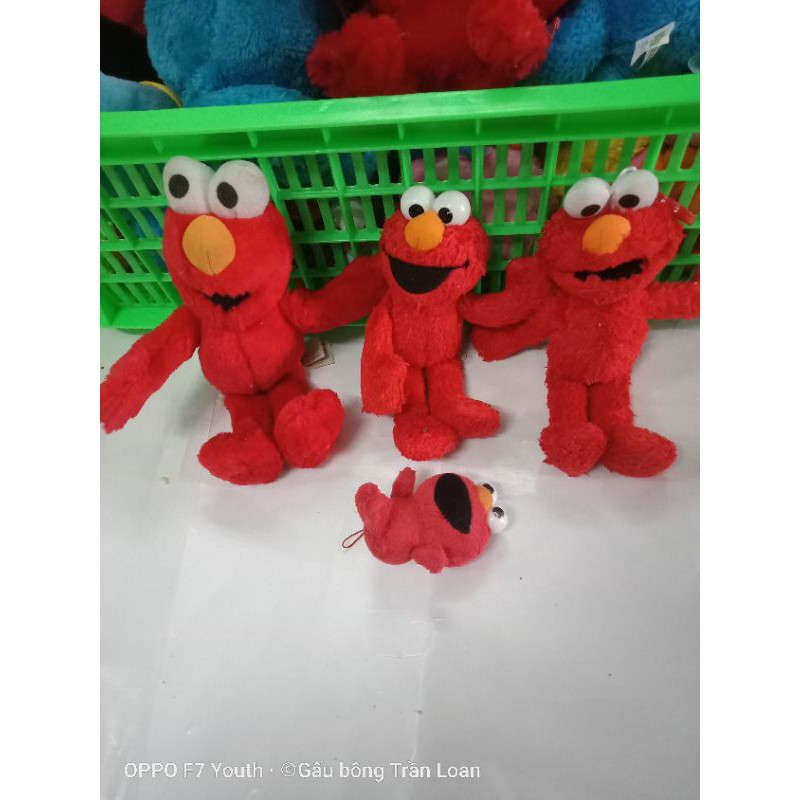 Gấu bông mắt lồi xanh đỏ