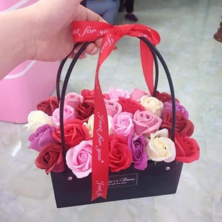 GIỎ HOA SÁP SIÊU XINH 28-30 BÔNG