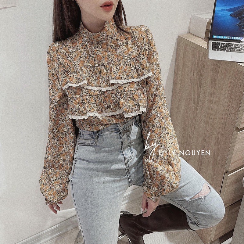 SIÊU PHẨM ÁO VOAN HOA NHÍ BÈO