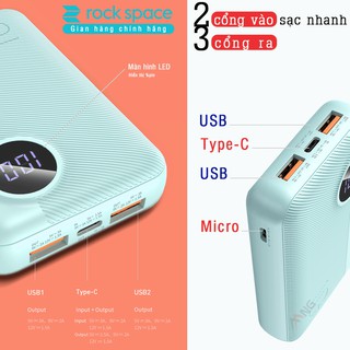 Pin dự phòng Rock P75 PD 10000mAh