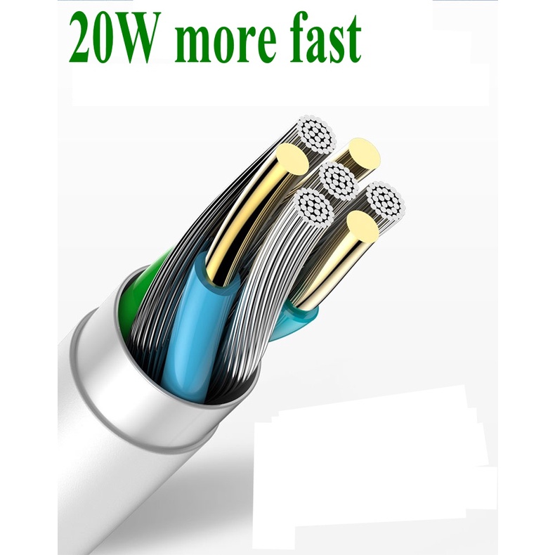 Cục Sạc Nhanh PD 20w 2M PD Type C 20w Cho Iphone 11 12 13 13 pro max
