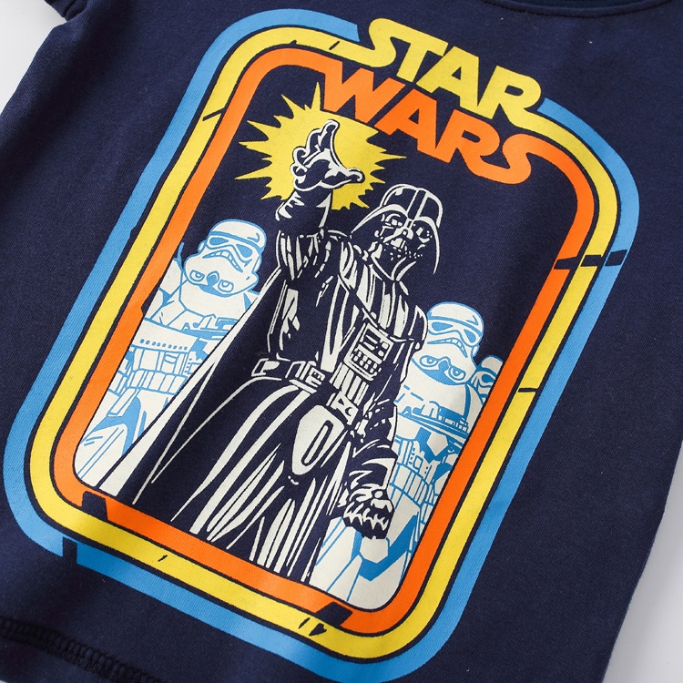 Áo Thun Tay Ngắn Cổ Tròn In Hình Khủng Long Dành Cho Bé Trai