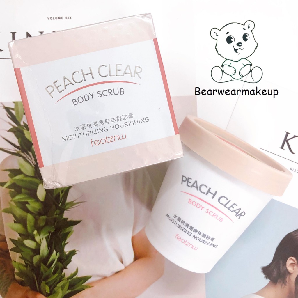 [PEACH CLEAR]- Tẩy da chết body đào Nội địa Trung