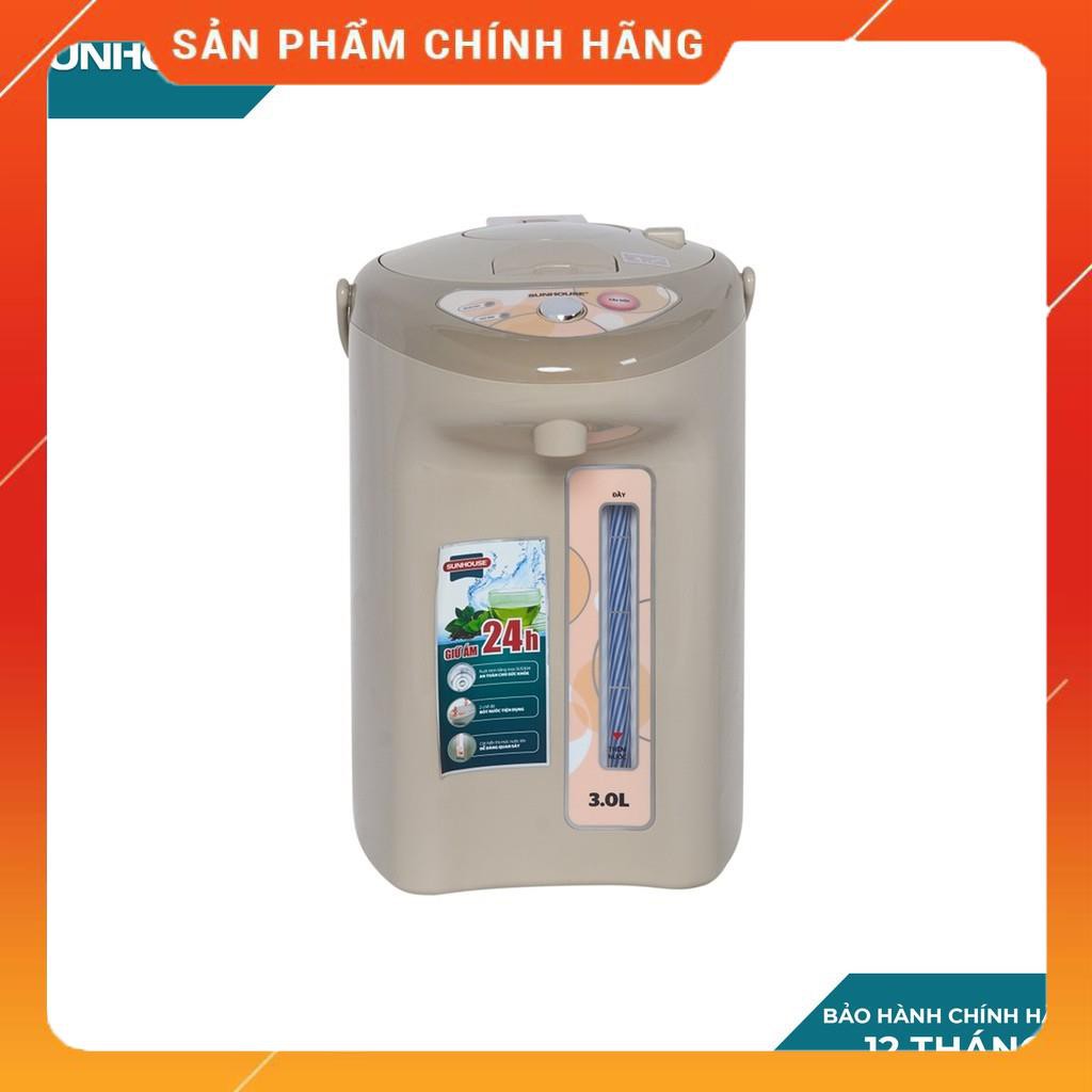 Bình Thủy Điện SUNHOUSE SH1530 Dung Tích 3L, Kiểu Dáng đẹp, chắc chắn, Đun Nhanh Sôi, Giữ ấm cả ngày, BH 12 Tháng