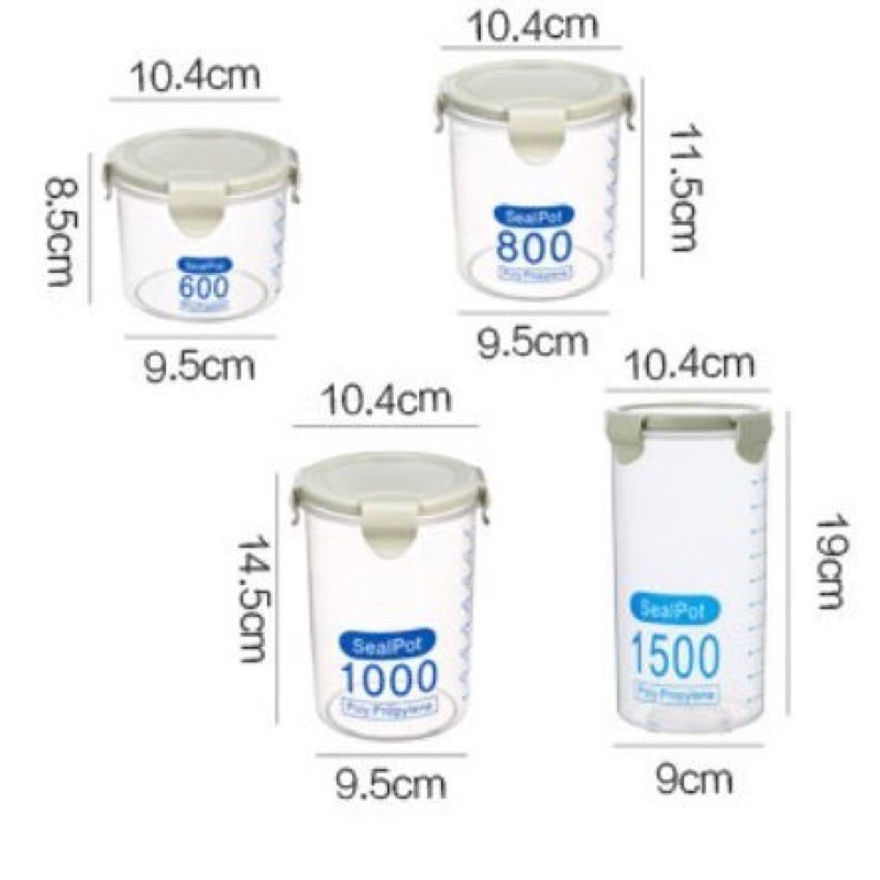 Hộp đựng thực phẩm,đựn trái cây,đựng nước dáng tròn 800ml ,1000ml