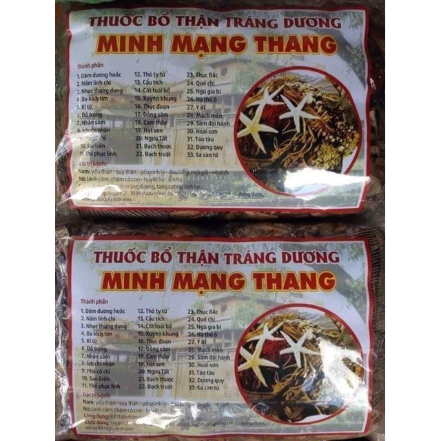 Minh Mạng Thang 33 vị thiên nhiên trị yếu sinh lý