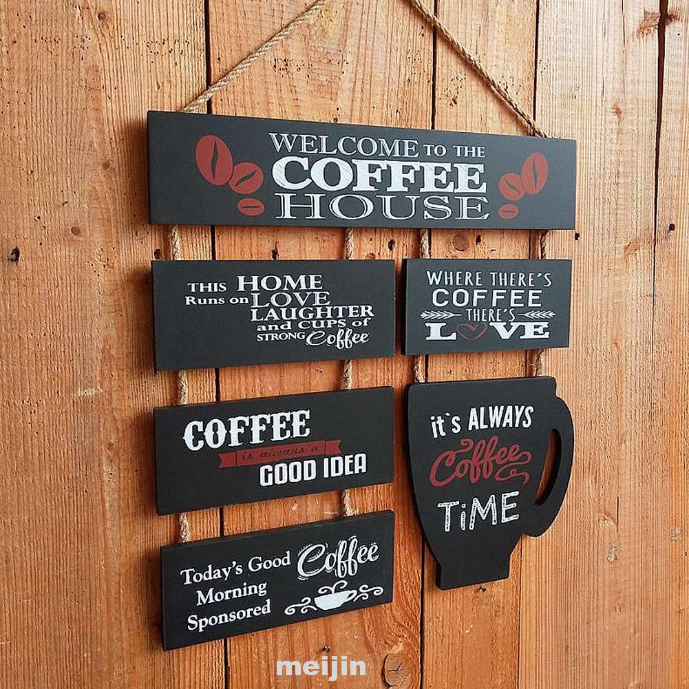 Living Room Bedroom Multifunction Home Decor Gifts Retro Friends Rustic Coffee Bar Sign