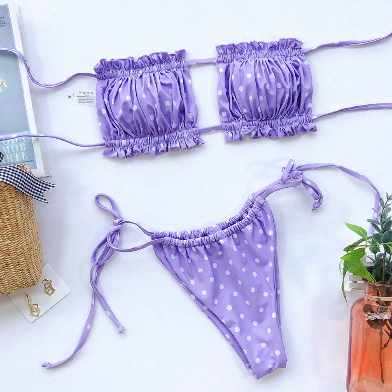 Sun Bộ Đồ Bơi Bikini Hai Mảnh Áo Ngực Và Quần Lót Màu Trơn Có Thể Tháo Rời Dành Cho Nữ Đi Biển Brazil