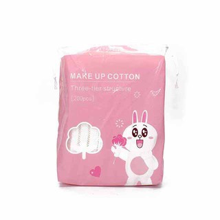 Bông Tẩy Trang Gấu Vịt Thỏ  Silubi  200 Miếng
