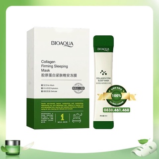 Mặt Nạ Ngủ Thạch  BioAqua Nâng Cơ, Căng Bóng, Bổ Sung Collagen Cấp Nước Dưỡng Ẩm 4ml *20 Gói