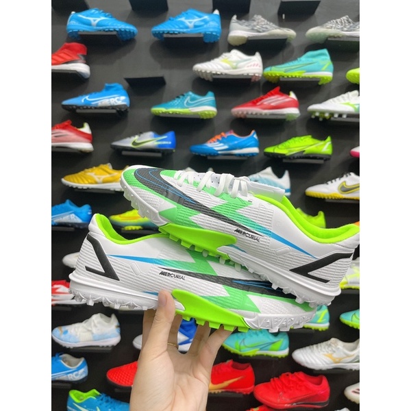 Giày đá bóng MECURIAL VAPOR 14 ACADEMY(  trắng xanh lá )