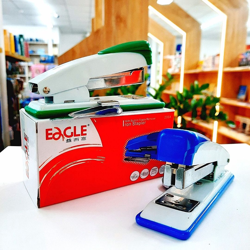 Bấm kim số 3 Eagle 206A máy bấm kim số 3 dập ghim số 3 đồ bấm giấy size trung