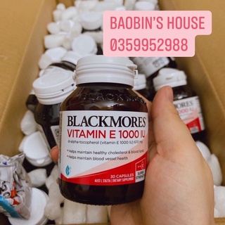 Vitamin E 1000IU Blackmores Úc 30v