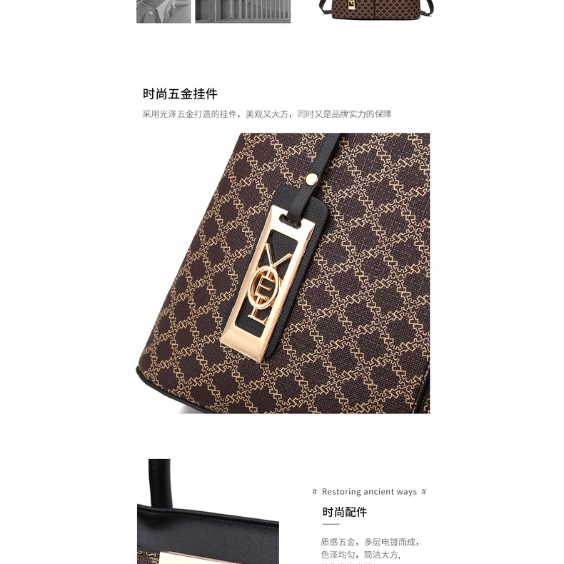 Túi Cho Mẹ Trung Niên Đơn Giản Mẫu Mới Túi Nữ Da Mềm Túi Xách Tay Bà Ngoại Túi Xách Tay Nữ Đi Chợ