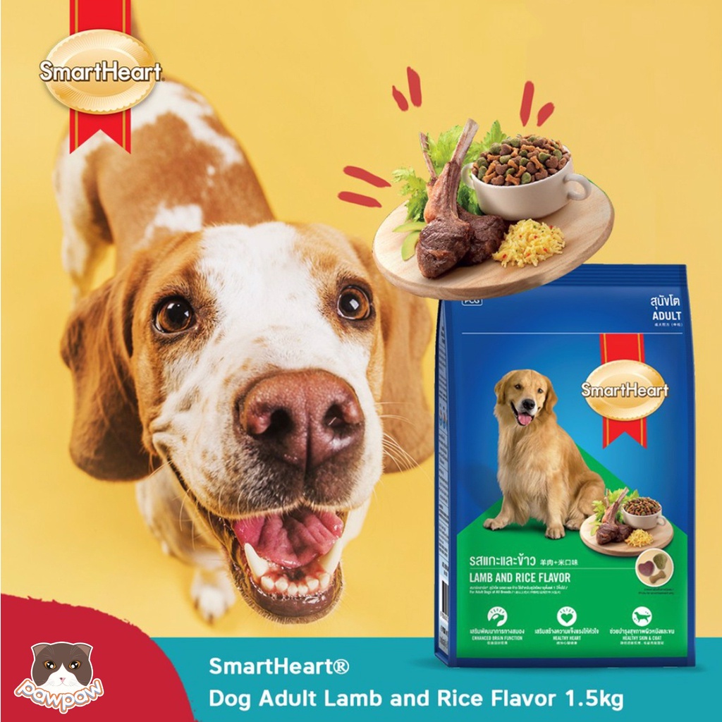 [Rẻ vô Địch][Có Sẵn]Hạt Cho Chó Lớn Smart Heart Adult Gói 3Kg