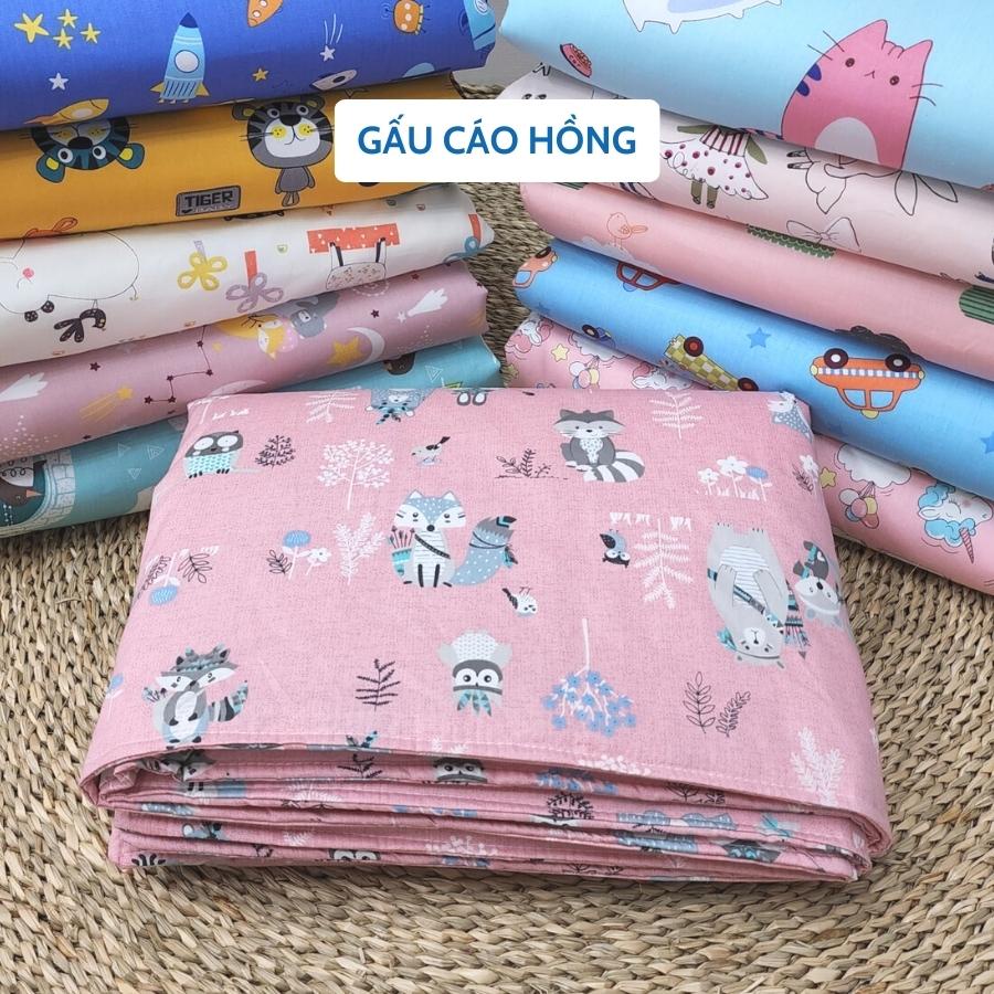 Chăn hè cho bé đi học DreamBedding cotton 100% size 120x160cm mềm mát thấm mồ hôi tốt