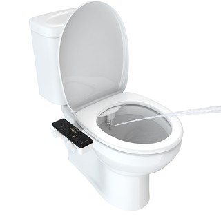 Thiết bị rửa vệ sinh thông minh SAFEVN Bidet SF-388 gắn 95% bồn cầu 2 vòi phun hậu môn nhựa ABS siêu bền không dùng điện