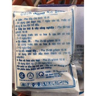 Phân bón Kali Silic dùng cho cây trồng gói 100gr
