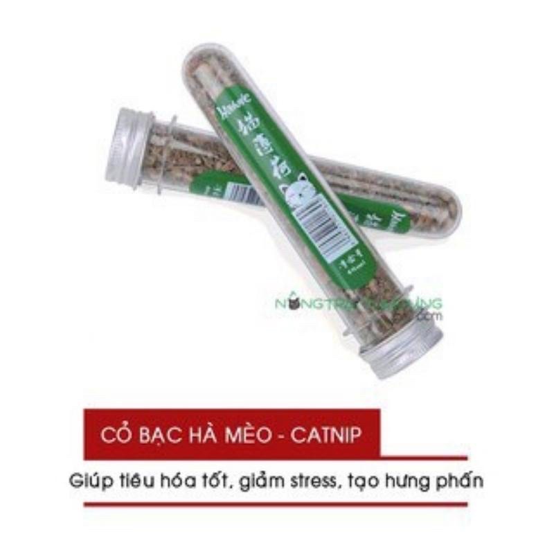 CATNIP- cỏ mèo bạc hà giúp mèo thư giãn ống 40ml