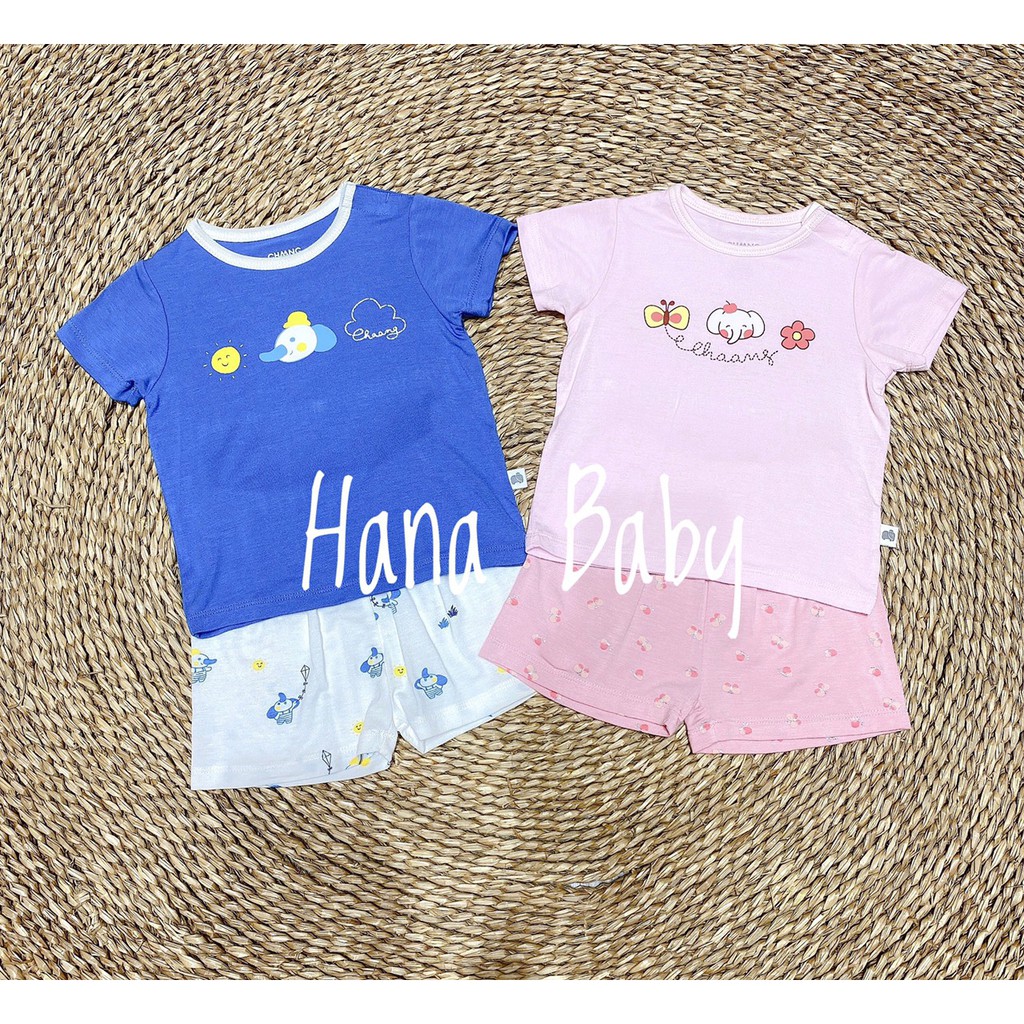Bộ cộc Chaang summer xanh đậm- tím