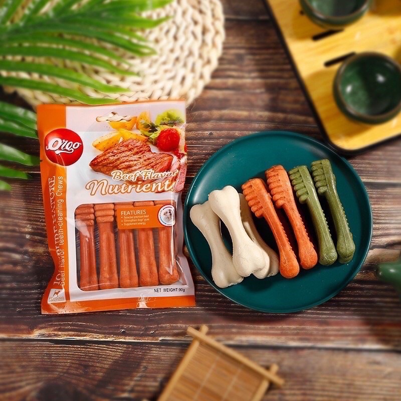 Xương orgo giúp sạch răng,thơm miệng bổ sung canxi cho chó