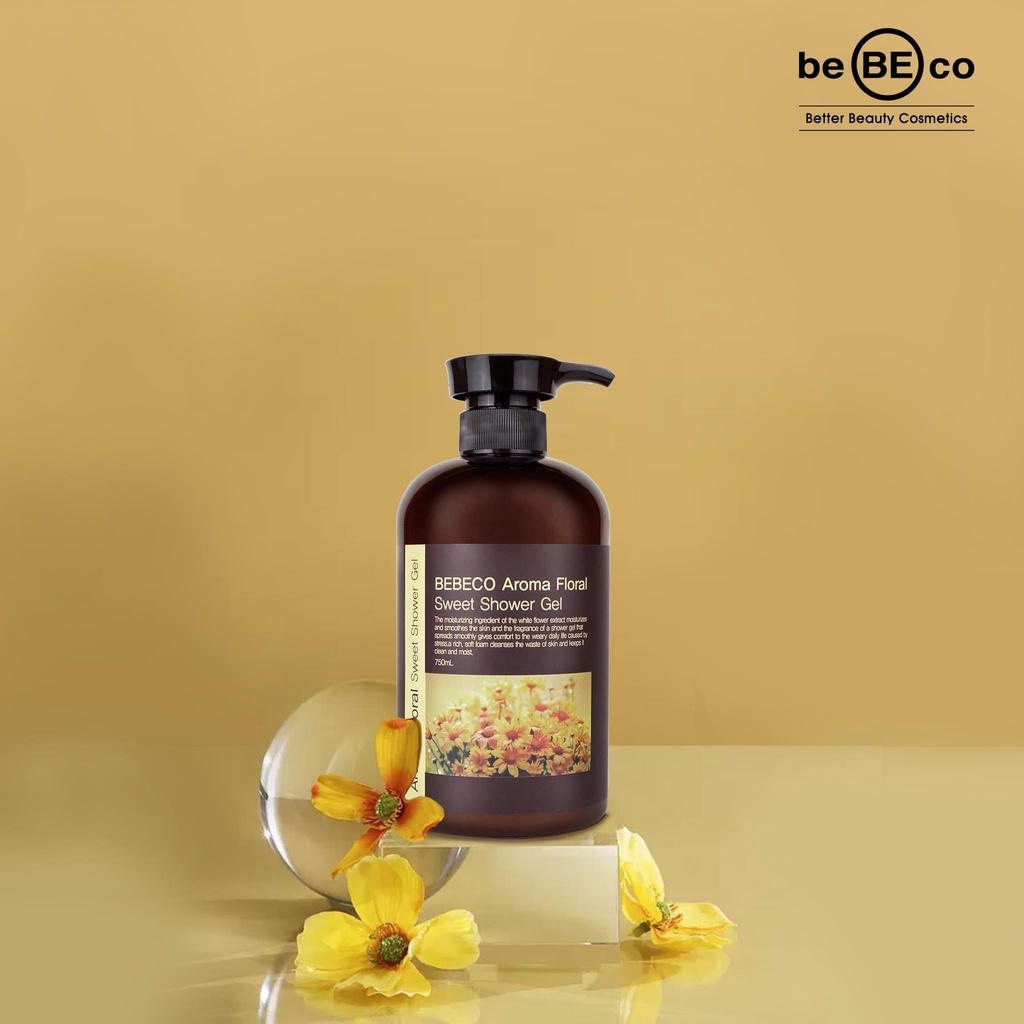 Sữa tắm nước hoa hương thơm ngọt ngào BEBECO AROMA FLORAL SWEET SHOWER GEL 750ml