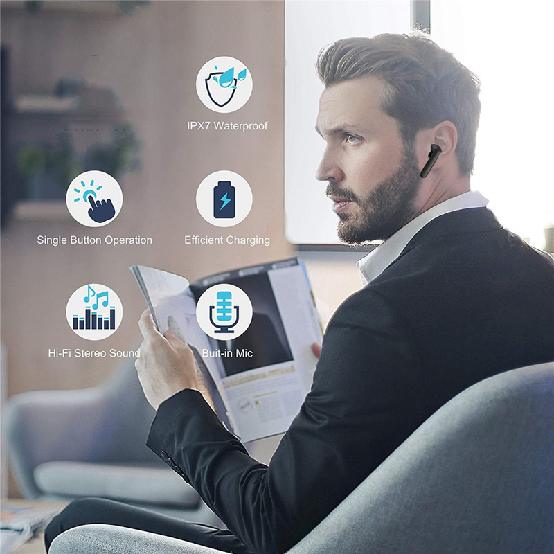 Tai Nghe Nhét Tai Không Dây Tws Kết Nối Bluetooth Cho Ios Android | BigBuy360 - bigbuy360.vn