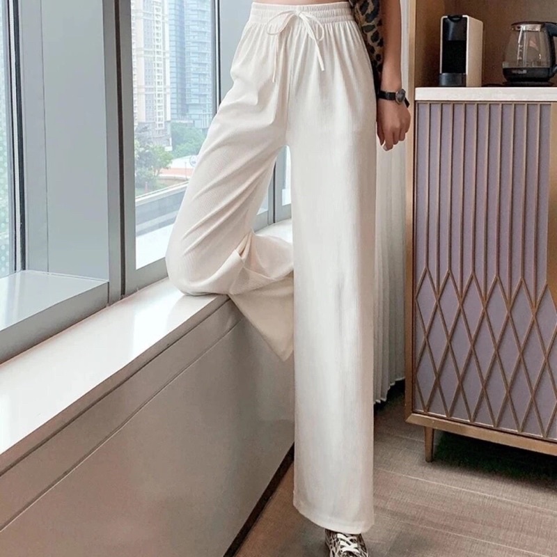 [ODER] Quần Ống Rộng Cạp Chun