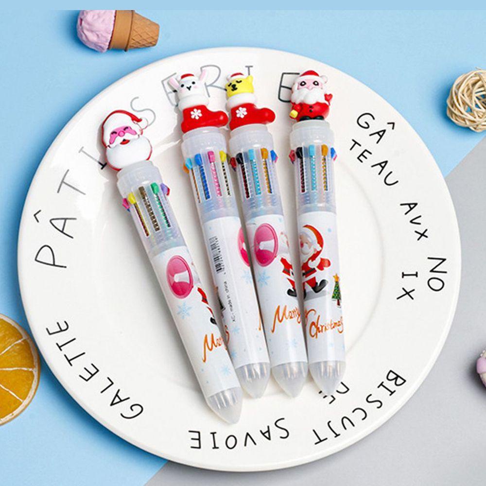 PEWANY Bút Bi Chủ Đề Giáng Sinh Nhiều Màu Sắc Dễ Thương