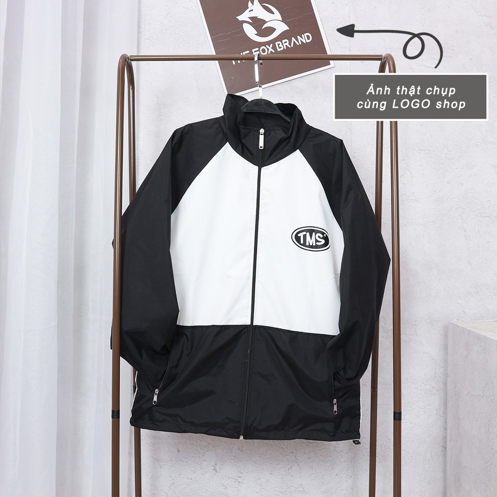 Áo khoác dù áo khoác gió bomber jacket unisex form rộng phong cách ullzang in hình midside the fox