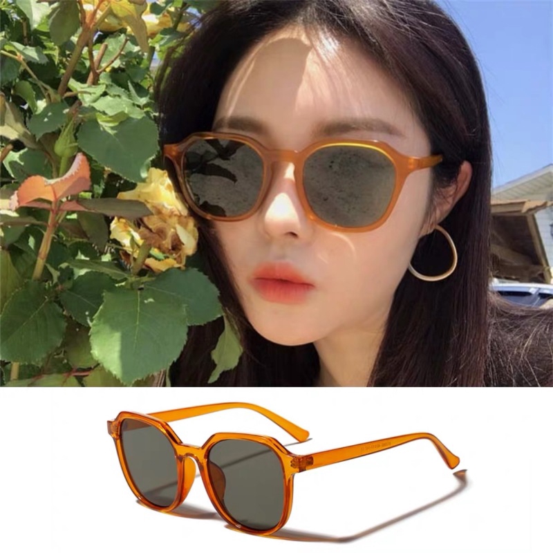 New round face sunglasses female Korean version of the tide web celebrity street shot GM sunglasses