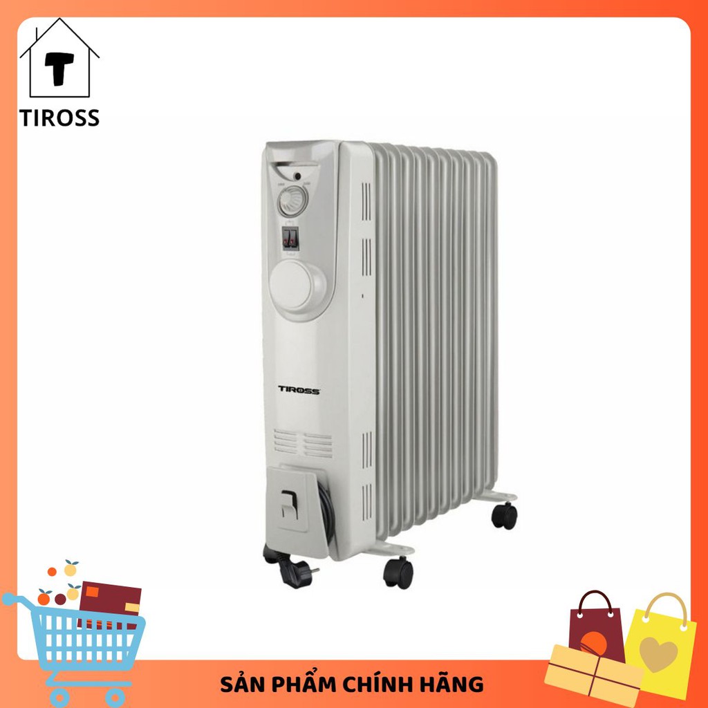 Lò Sưởi Dầu 11 Thanh Tiross TS924  ,Sản Phẩm Chính Hãng, Bảo Hành 12 Tháng, Tặng giá phơi