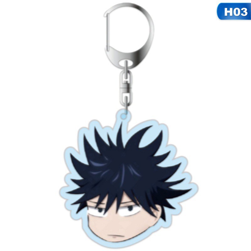 Móc Khóa Nhựa Acrylic Hai Mặt Họa Tiết Anime Kugisaki Nobara Gojo