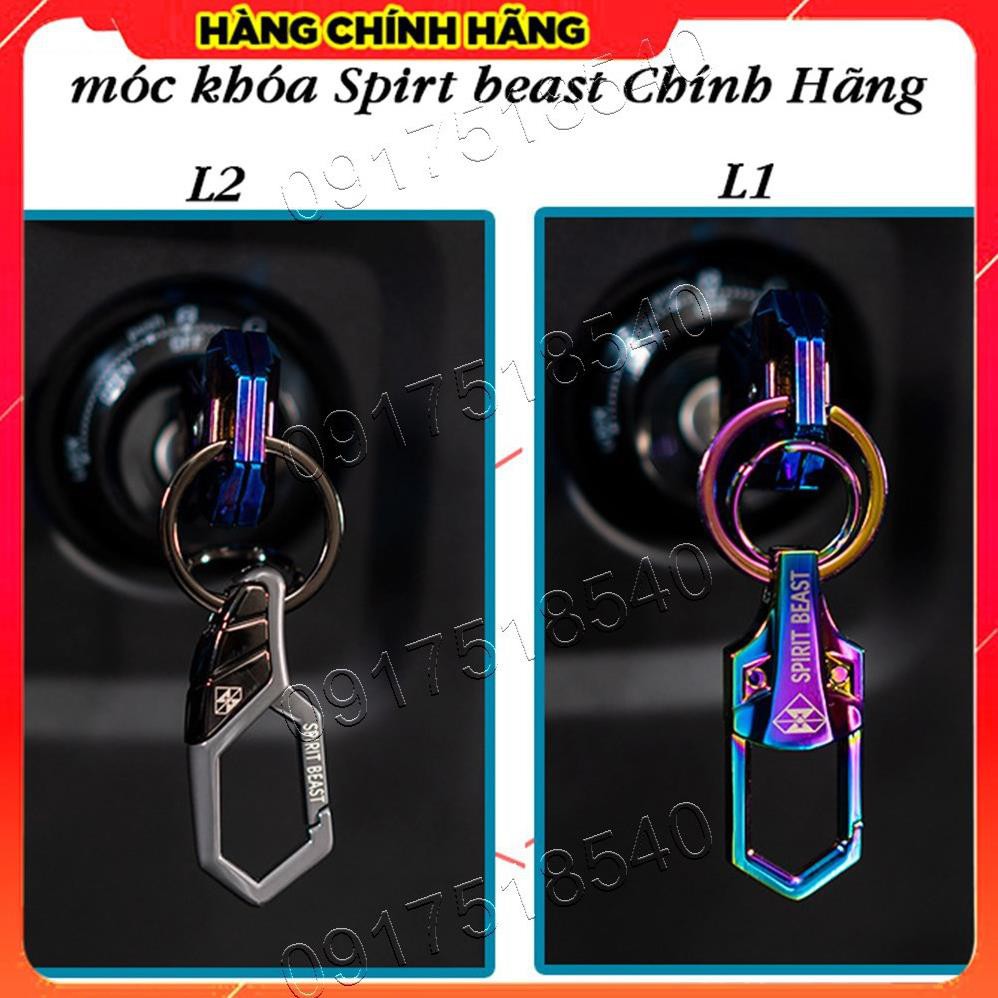 Móc Khóa Spirit Beast Chính Hãng Dùng Cho Smartkey Và Chìa Thường Mẫu L1,L2, L4 ( Full Box)