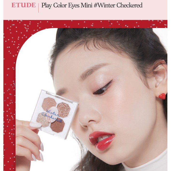 Bảng phấn mắt ETUDE 2.5g mini màu sắc thời trang mùa đông