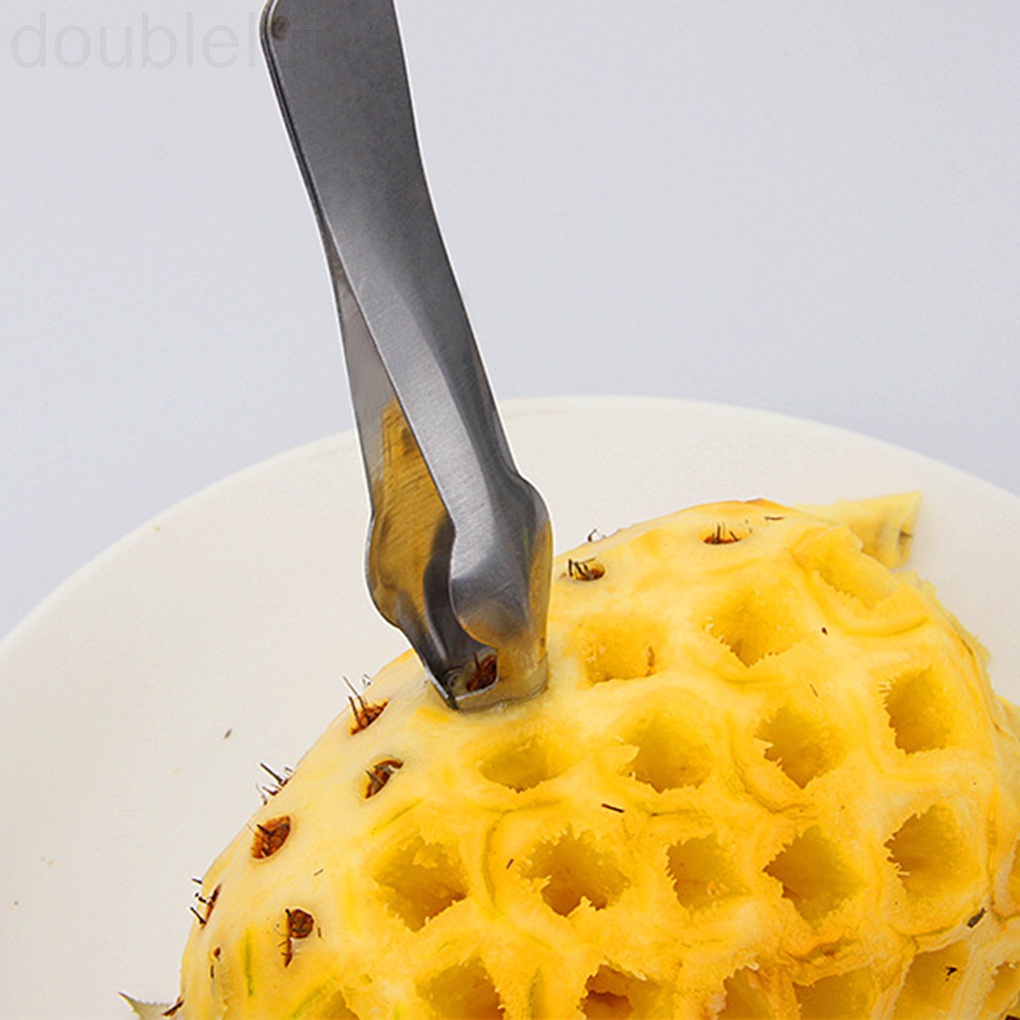 Set 2 Dụng Cụ Lấy Mắt Dứa Làm Từ Thép Không Gỉ Sử Dụng Tiện Lợi