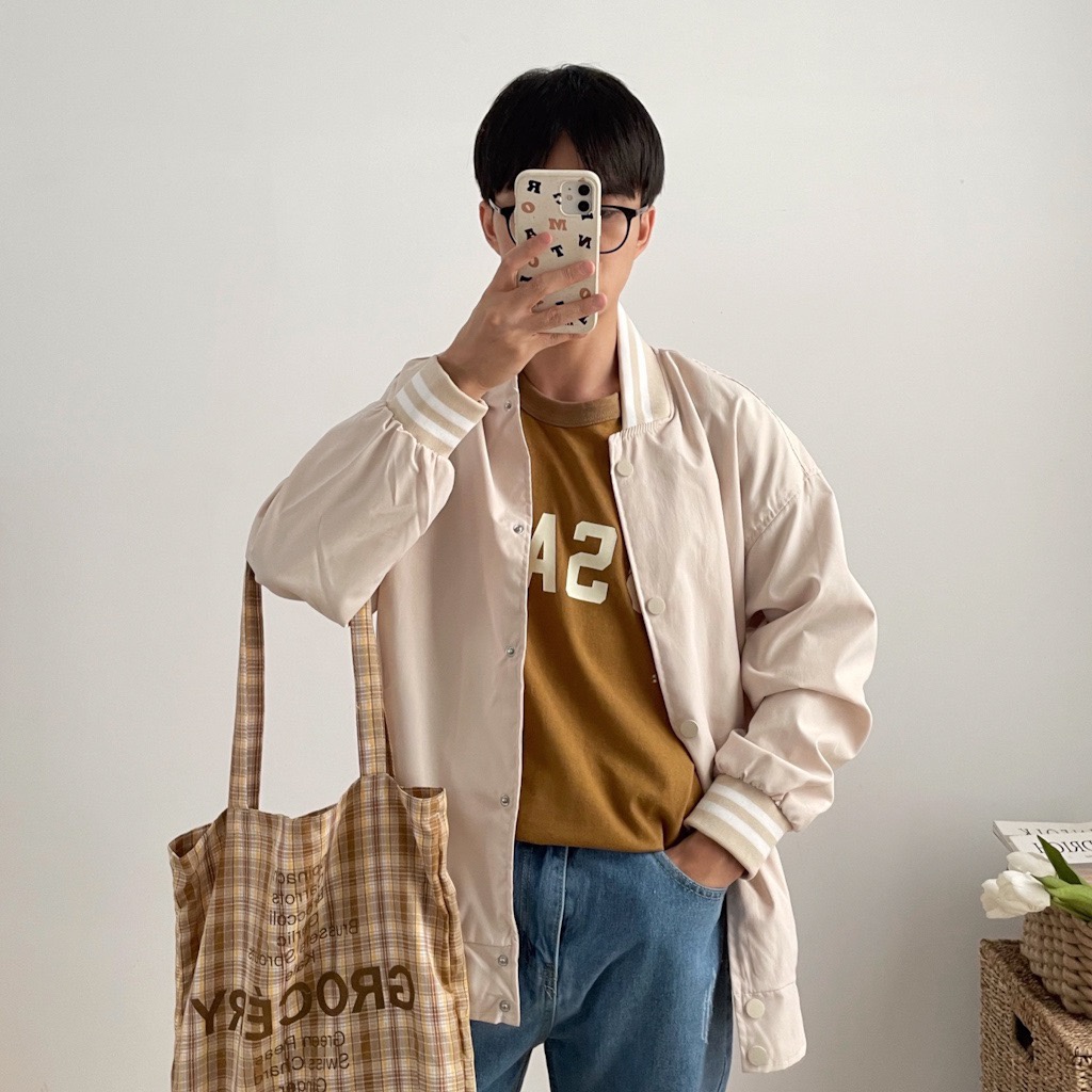 NOBITA HOME - ÁO KHOÁC BÓNG CHÀY TRƠN MÀU BLACKROD