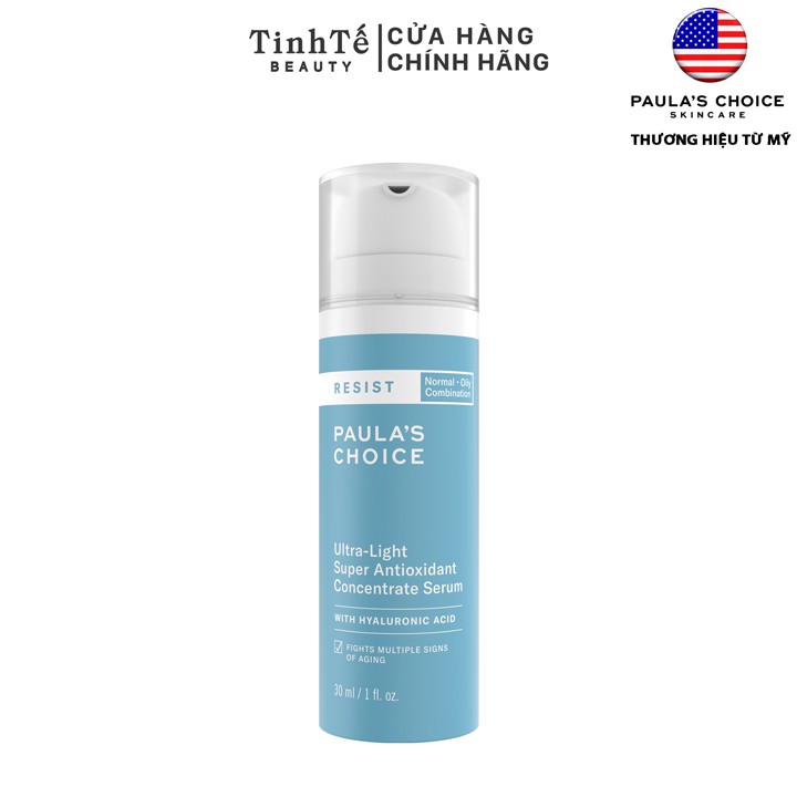 Tinh chất chống oxy hóa Paula's Choice Resist Ultra Light Super Antioxidant Concentrate Serum 30ml