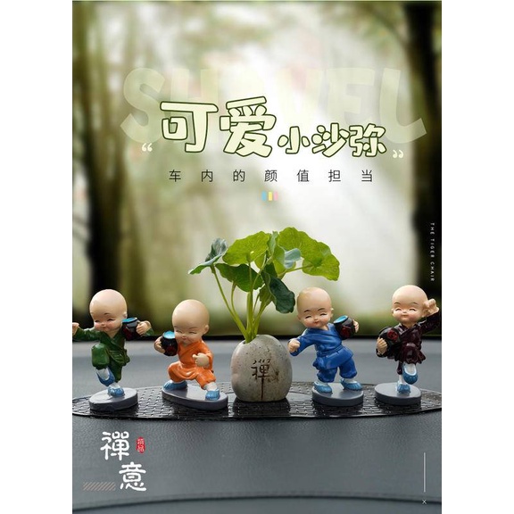 Set Tượng Tứ Không Dễ Thương Trang Trí Taplo Oto