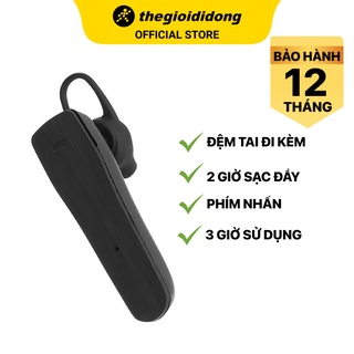 Tai nghe Bluetooth nhét tai Roman R553X Đen - Chính hãng BH 12 tháng - Thời gian sử dụng 3 tiếng