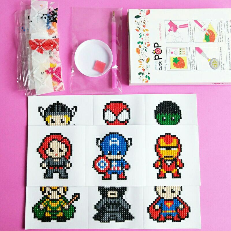 Bộ Tranh Đính Đá Tự Làm Họa Tiết Hoạt Hình Dễ Thương Cho Bé Tranh Đính Đá Giá Rẻ Tranh Đính Đá Dễ Thương Mini