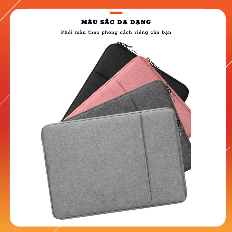 Túi Laptop/ Macbook 2 dây kéo vải - chống sốc tốt - có lót bên trong êm ái cho máy tính