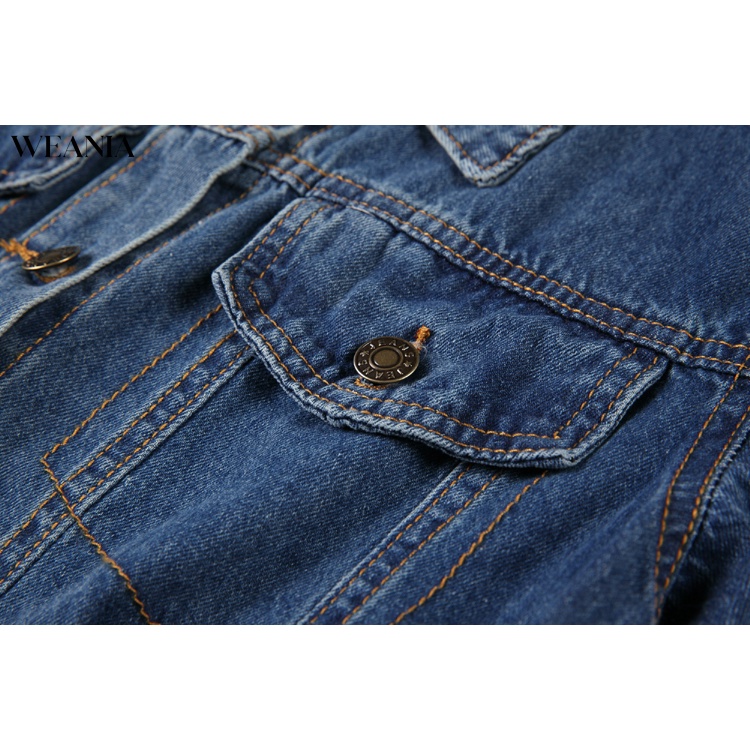 Đầm Denim Ngắn Tay Cổ Polo Phối Nút Thời Trang Dành Cho Nữ