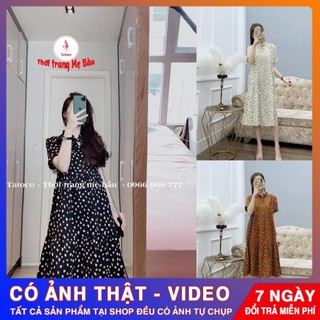 Váy bầu đẹp 2020 new 3 màu max xinh