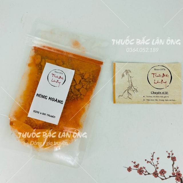 Trấn Trạch,Tẩy Uế,Trừ Tà - Chu Sa,Thần Sa,Hùng Hoàng (Hồng Hoàng) 20g