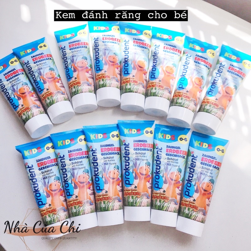 Kem đánh răng cho bé 0-6 tuổi - Hàng Đức