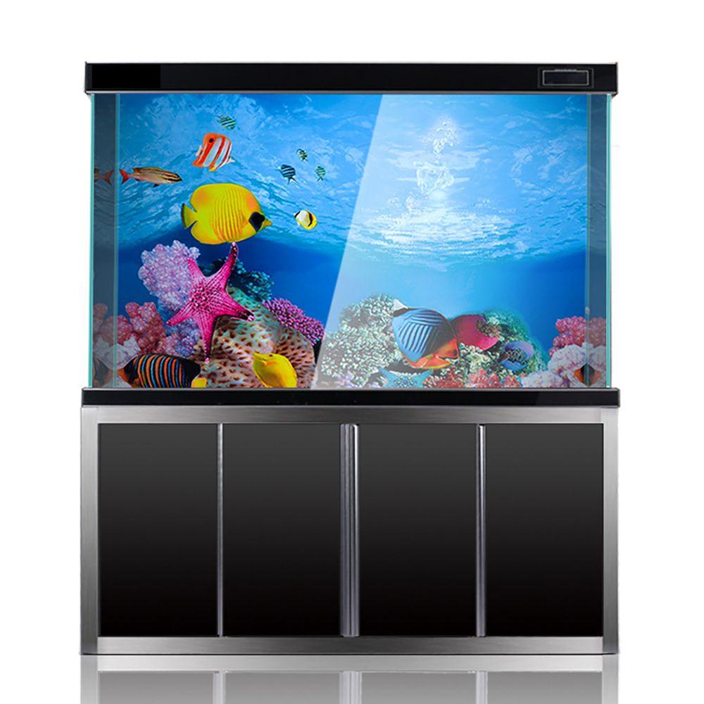 1 Miếng Dán Bể Cá 3D Sáng Màu Sắc Tươi Sáng