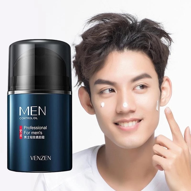 Men's Nourishing Makeup Concealer BB Isolation Cream/Brightens Long Lasting Natural Nude/Waterproof Hydrating Makeup Face Foundation